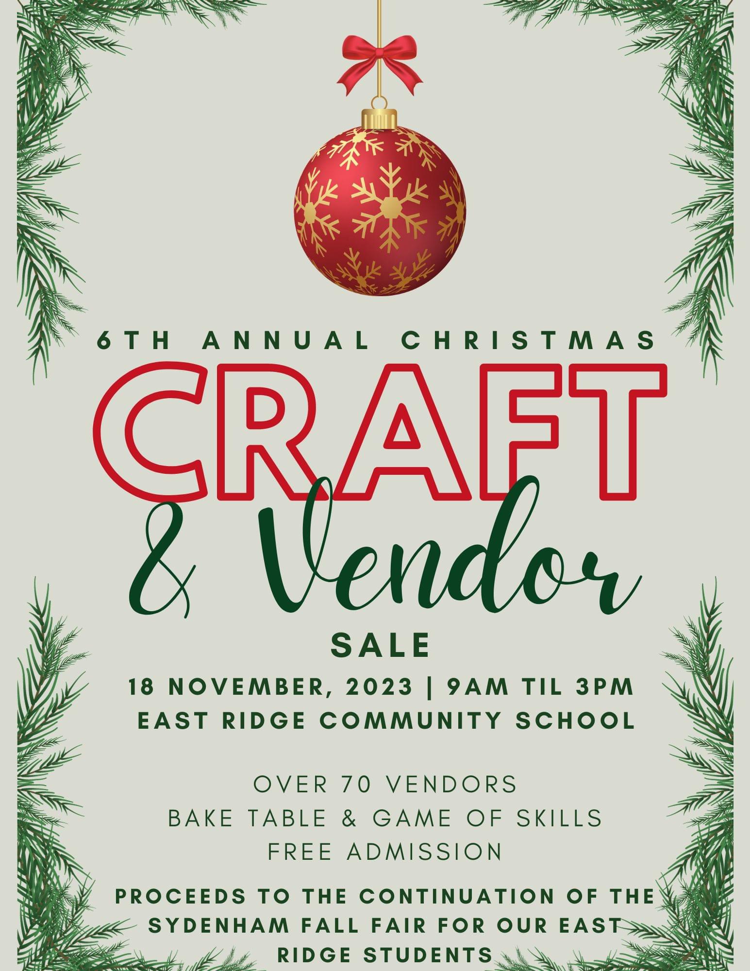 5th Annual East Ridge Christmas Craft Show | Events & Festivals ...